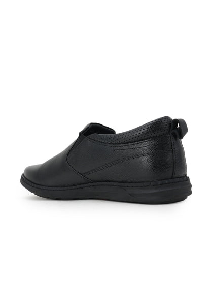 Men's Black Leather Casual Shoes
