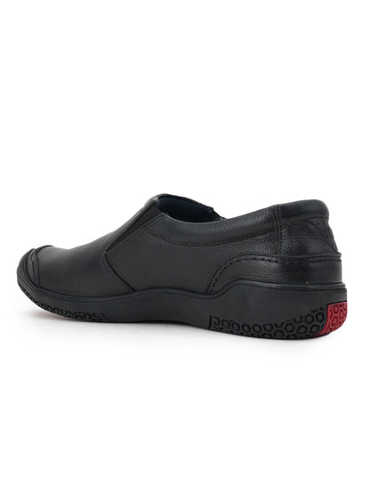 Men's Black Leather Casual Shoes