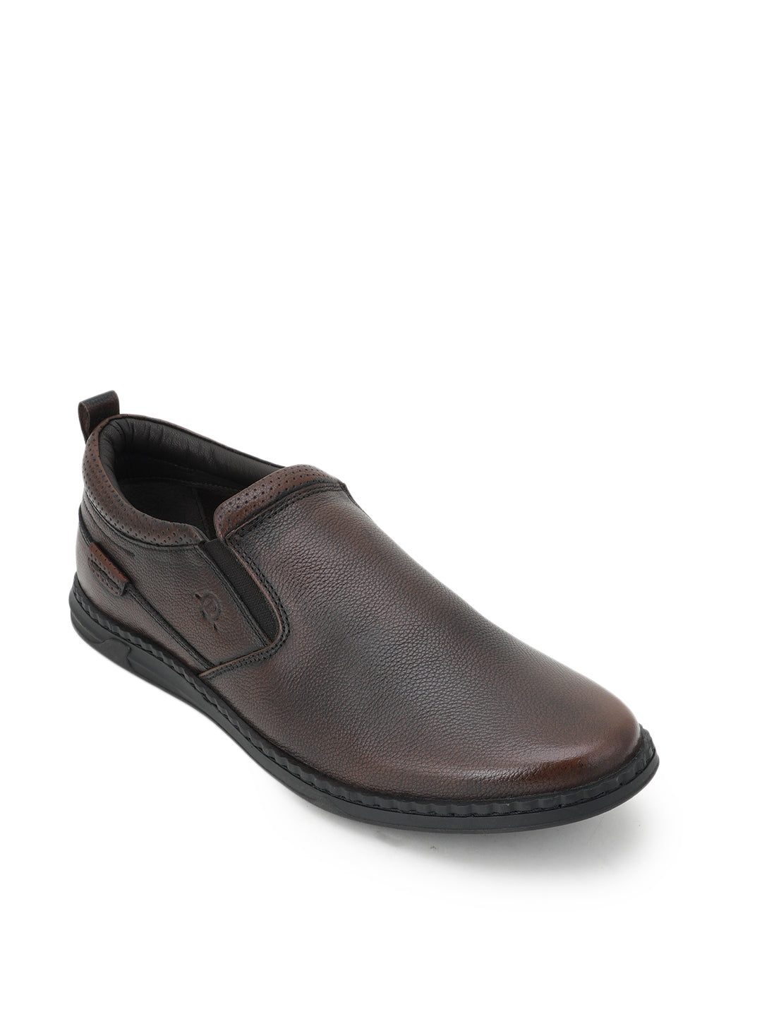Men's Brown Leather Casual Shoes