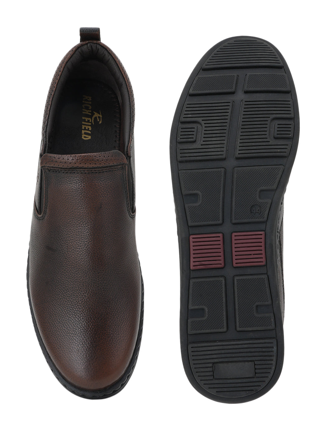 Men's Brown Leather Casual Shoes