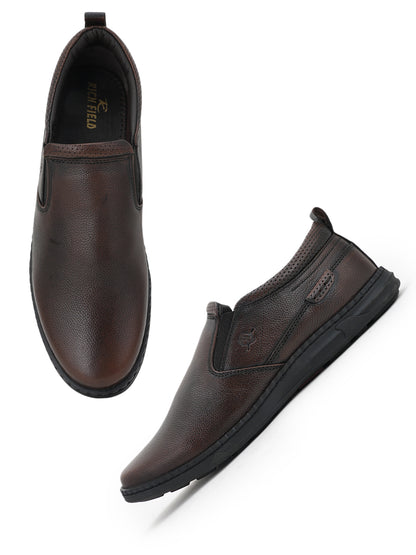Men's Brown Leather Casual Shoes