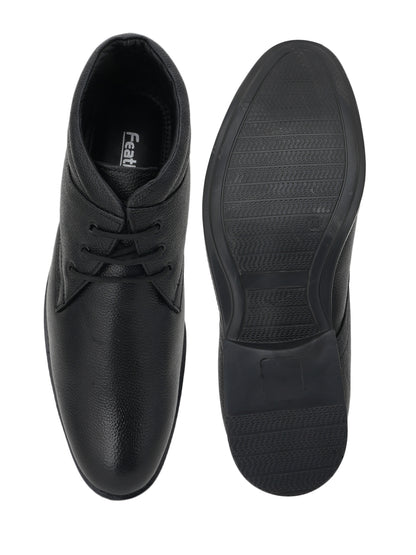 Men's Black Leather Boots