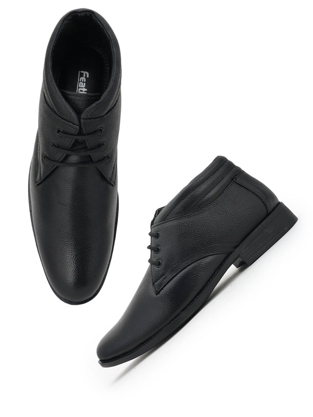 Men's Black Leather Boots