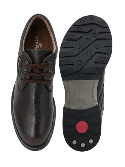 Men's Brown Leather Casual Shoes