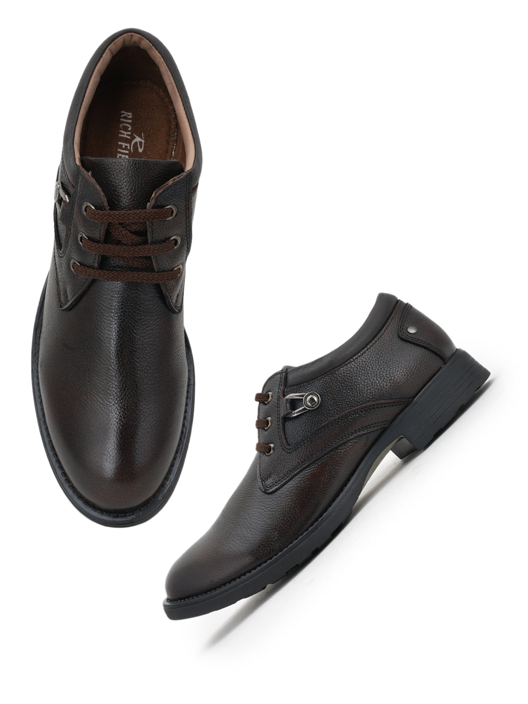 Men's Brown Leather Casual Shoes