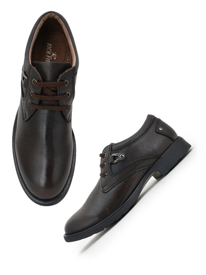 Men's Brown Leather Casual Shoes
