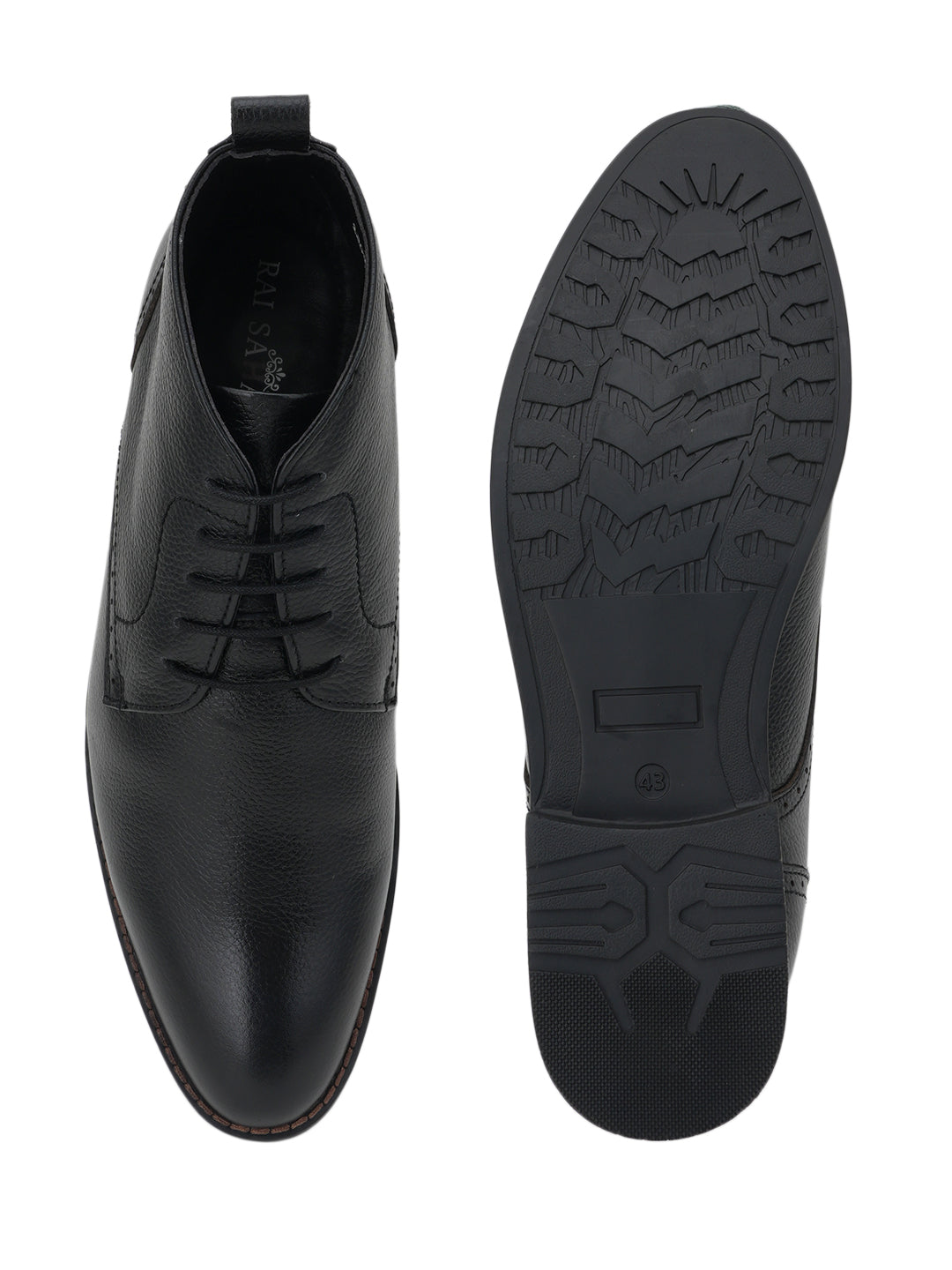 Men's Black Leather Boots