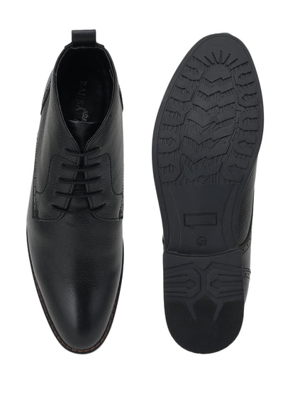 Men's Black Leather Boots