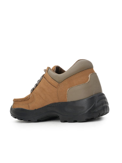 Men's Tan Leather Casual Shoes