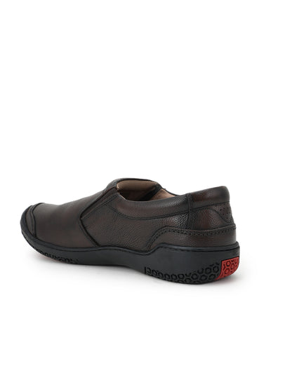 Men's Brown Leather Casual Shoes