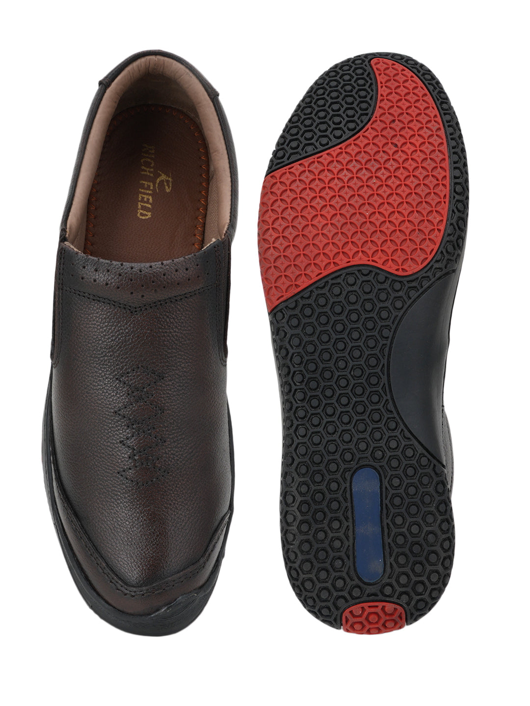 Men's Brown Leather Casual Shoes