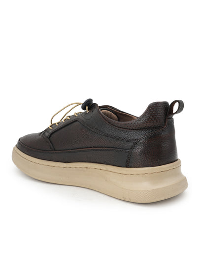 Men's Brown Leather Casual Shoes