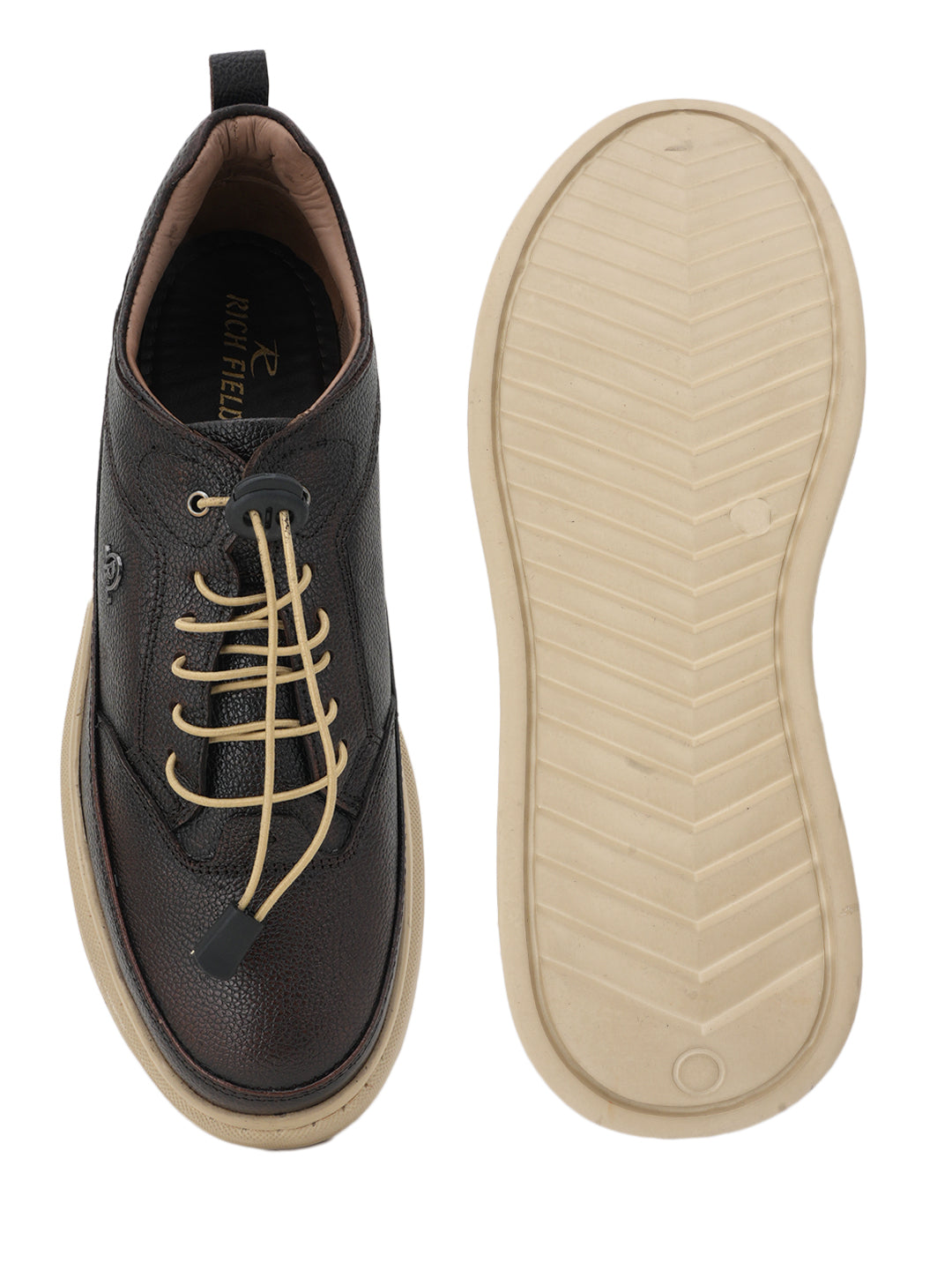 Men's Brown Leather Casual Shoes