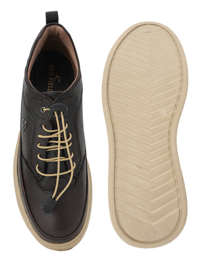 Men's Brown Leather Casual Shoes