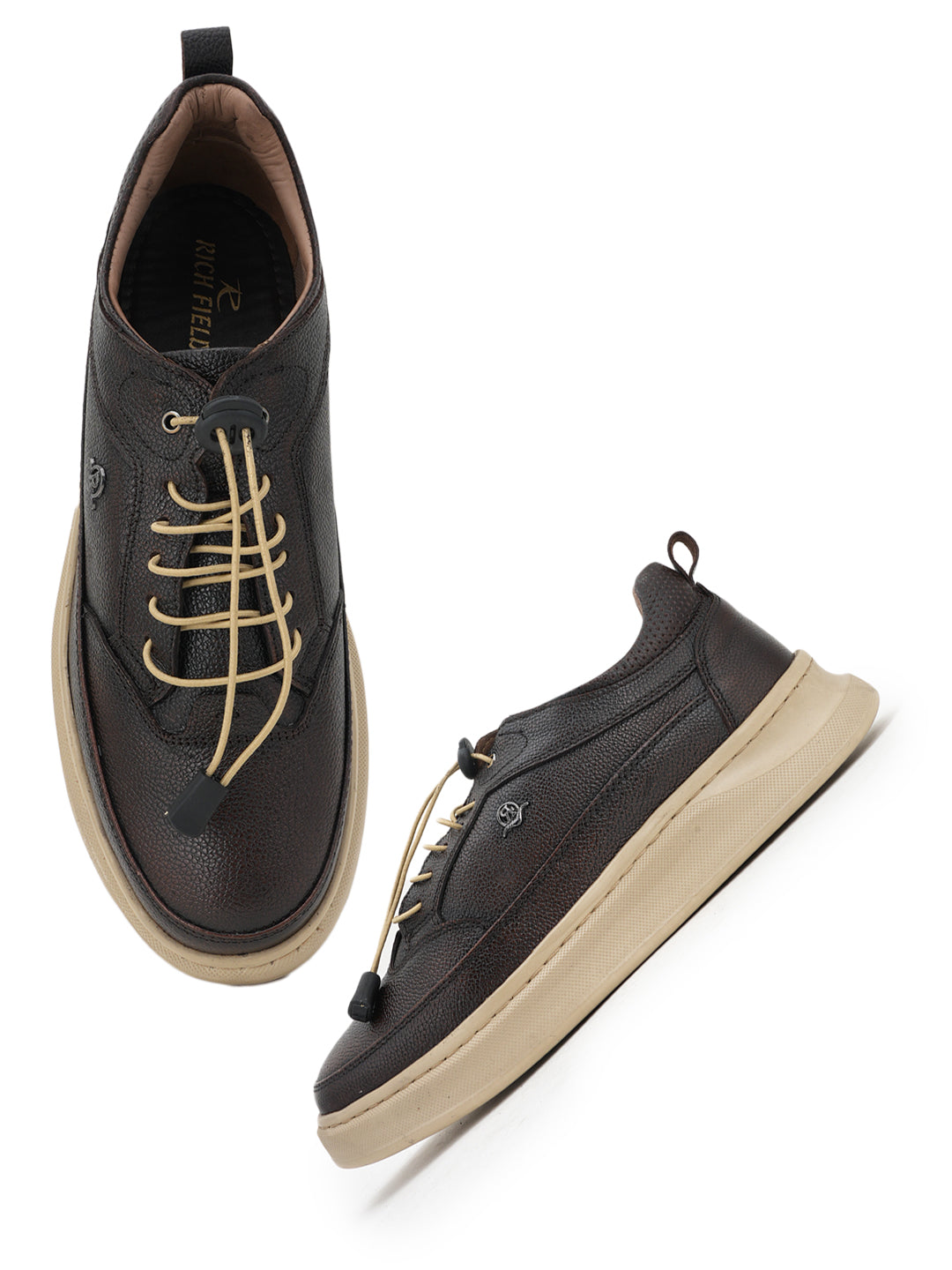 Men's Brown Leather Casual Shoes