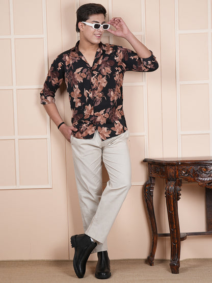 Men Relaxed Straight Leg Easy Wash Beige Linen Blend Trouser