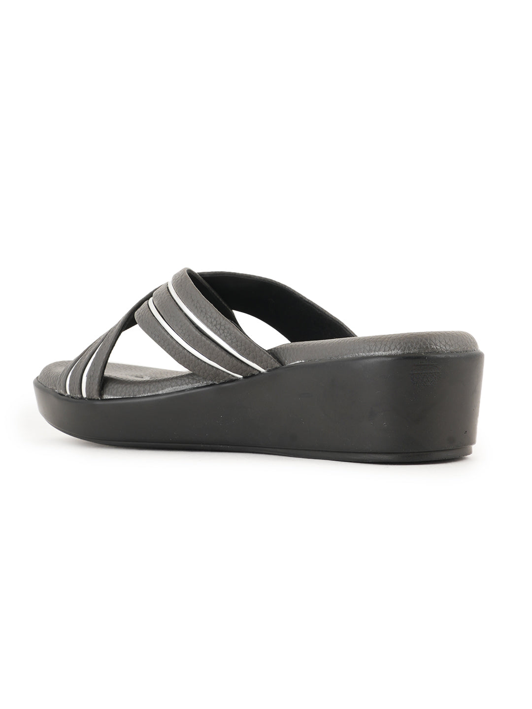 Style Shoes Micro Upper Wedges Heeled Sandal for Women and Girls
