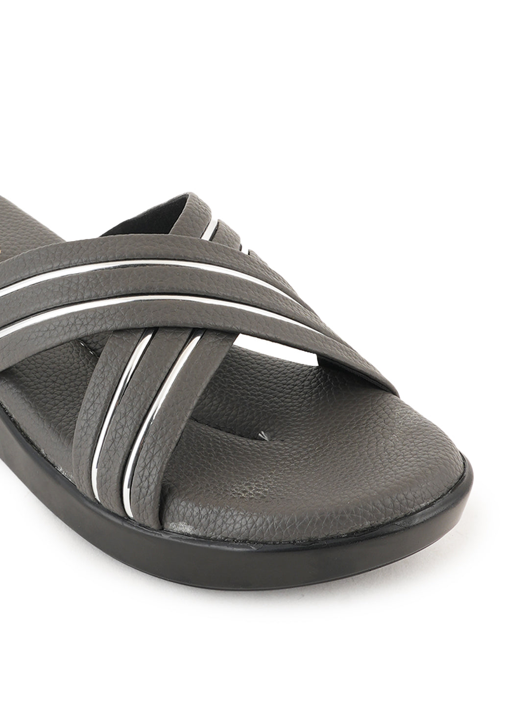 Style Shoes Micro Upper Wedges Heeled Sandal for Women and Girls