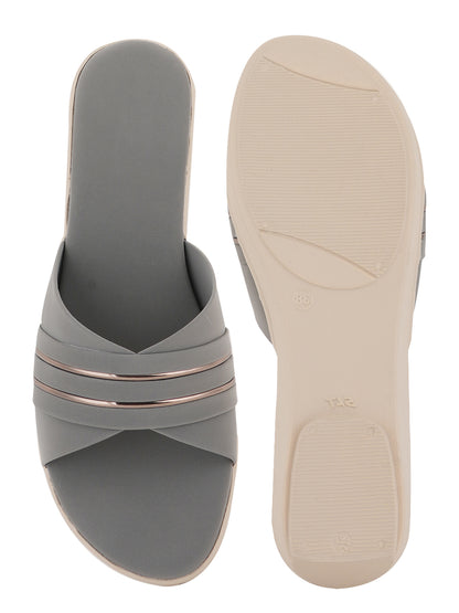 Style Shoes Suede Wedges Heeled Sandal for Women and Girls