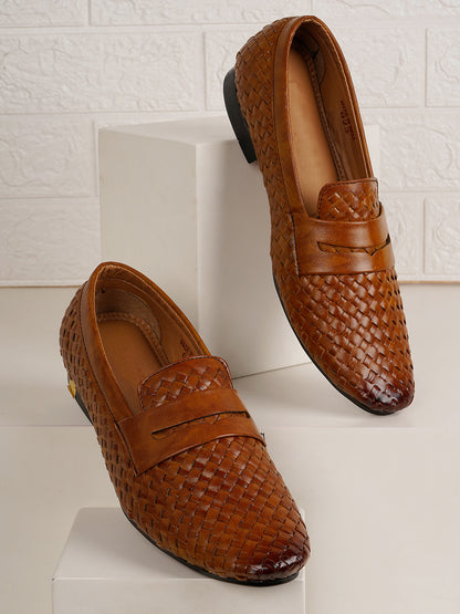 Men's Tan Casual Slip On Loafers