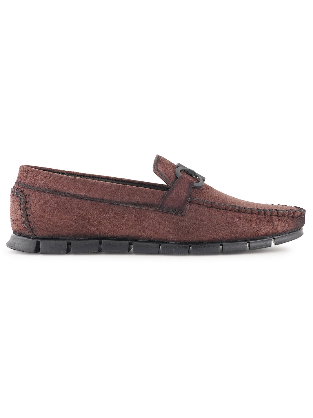 Brown Suede Loafers Shoes for Men