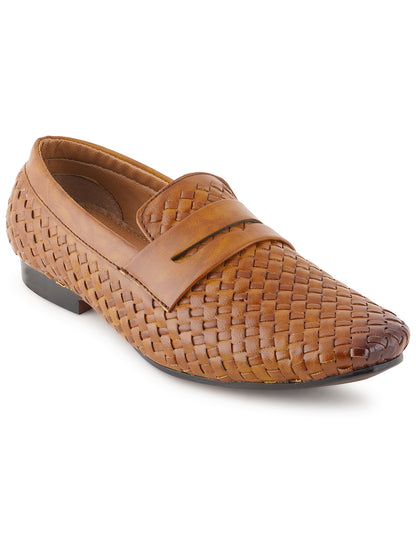 Men's Tan Casual Slip On Loafers