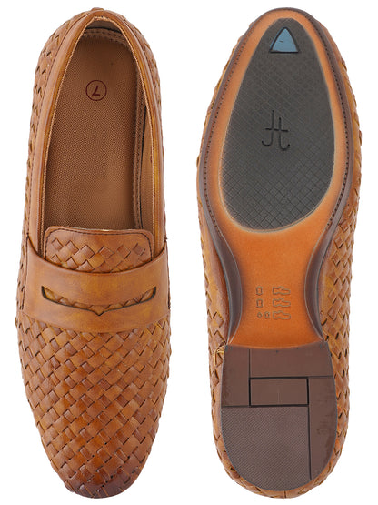 Men's Tan Casual Slip On Loafers