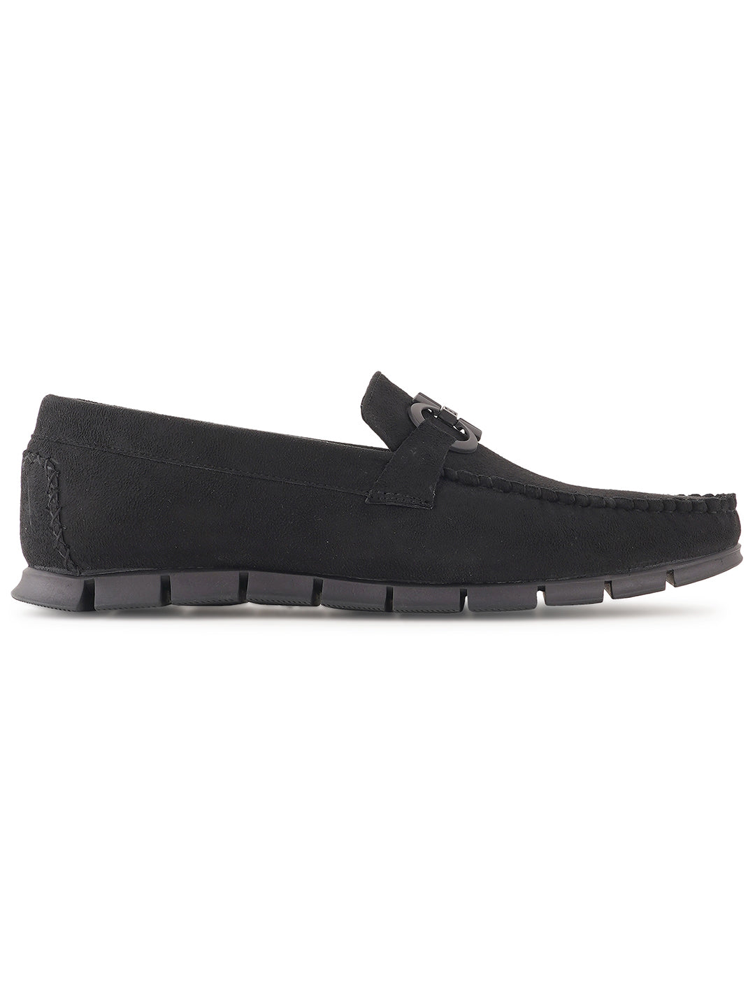 Black Suede Loafers Shoes for Men