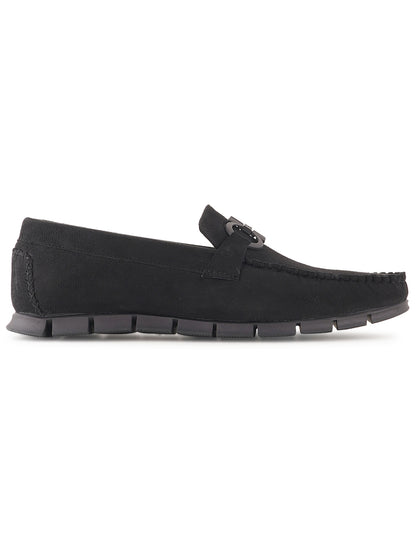 Black Suede Loafers Shoes for Men