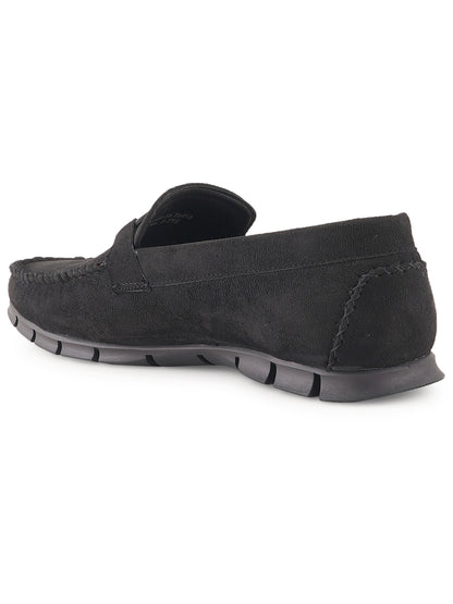Black Suede Loafers Shoes for Men