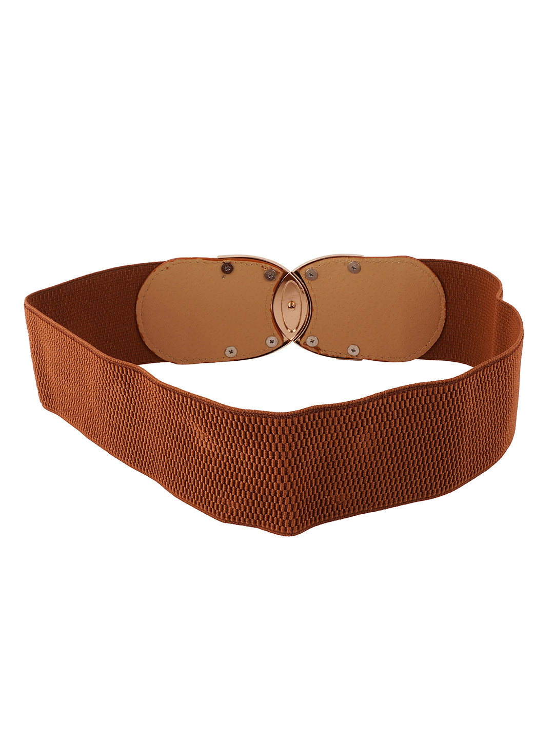 Style Shoes Tan Freesize Elasticated Stretchable Dress Belt For Women and Girls